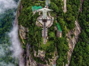 Rio, Christ the Redeemer aerial image