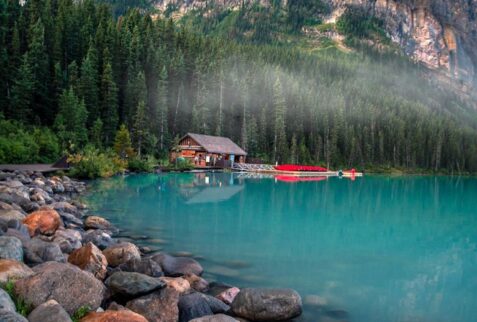 Canada, glacier lake