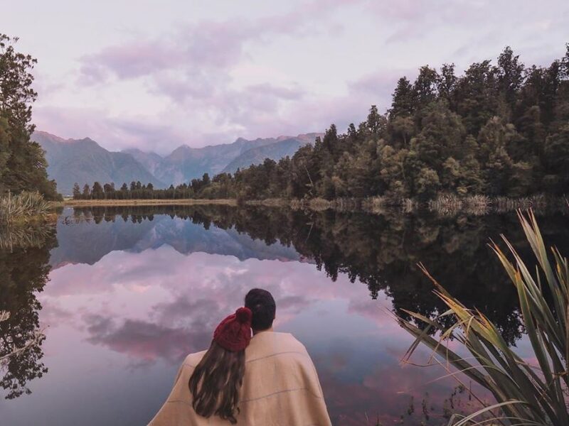 Lake Matheson New Zealand by Willabelle Ong