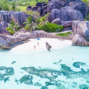 Secluded beach, Seychelles