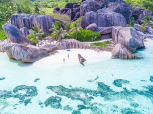 Secluded beach, Seychelles