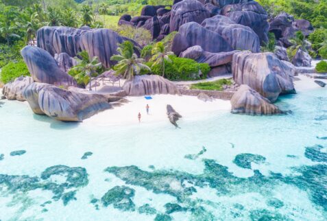 Secluded beach, Seychelles