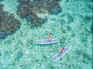 Mauritius, paddle boarding