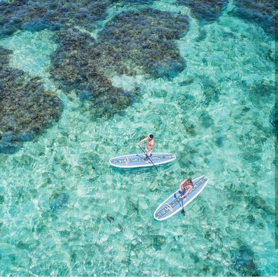 Mauritius, paddle boarding