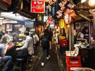 Japan, street food market