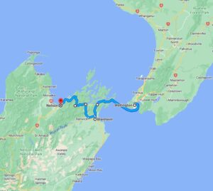 Wellington to Nelson