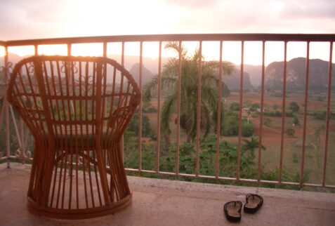 View from your room Hotel Los Jazmines Vinales