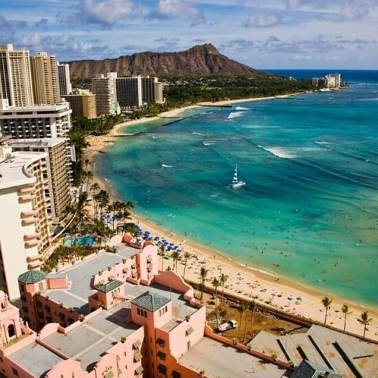 Waikiki Beach Diamond Head