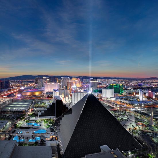 Luxor Las Vegas aerial image