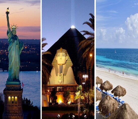 New York Las Vegas Cancun multi centre holidays