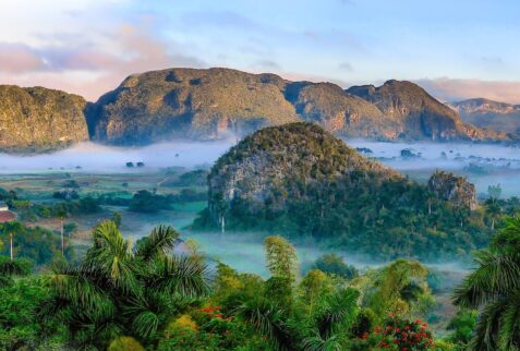 Vinales Valley view from hotel Los Jazmines